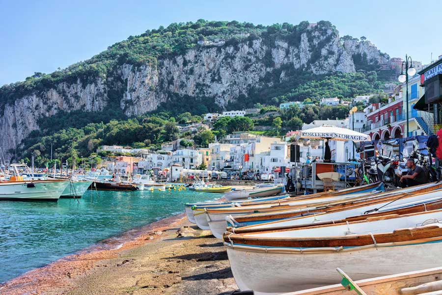 Marina Grande, en Capri. 