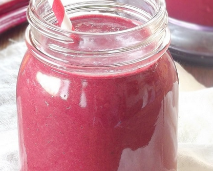 CBD Superfood Beet and Berry Smoothie