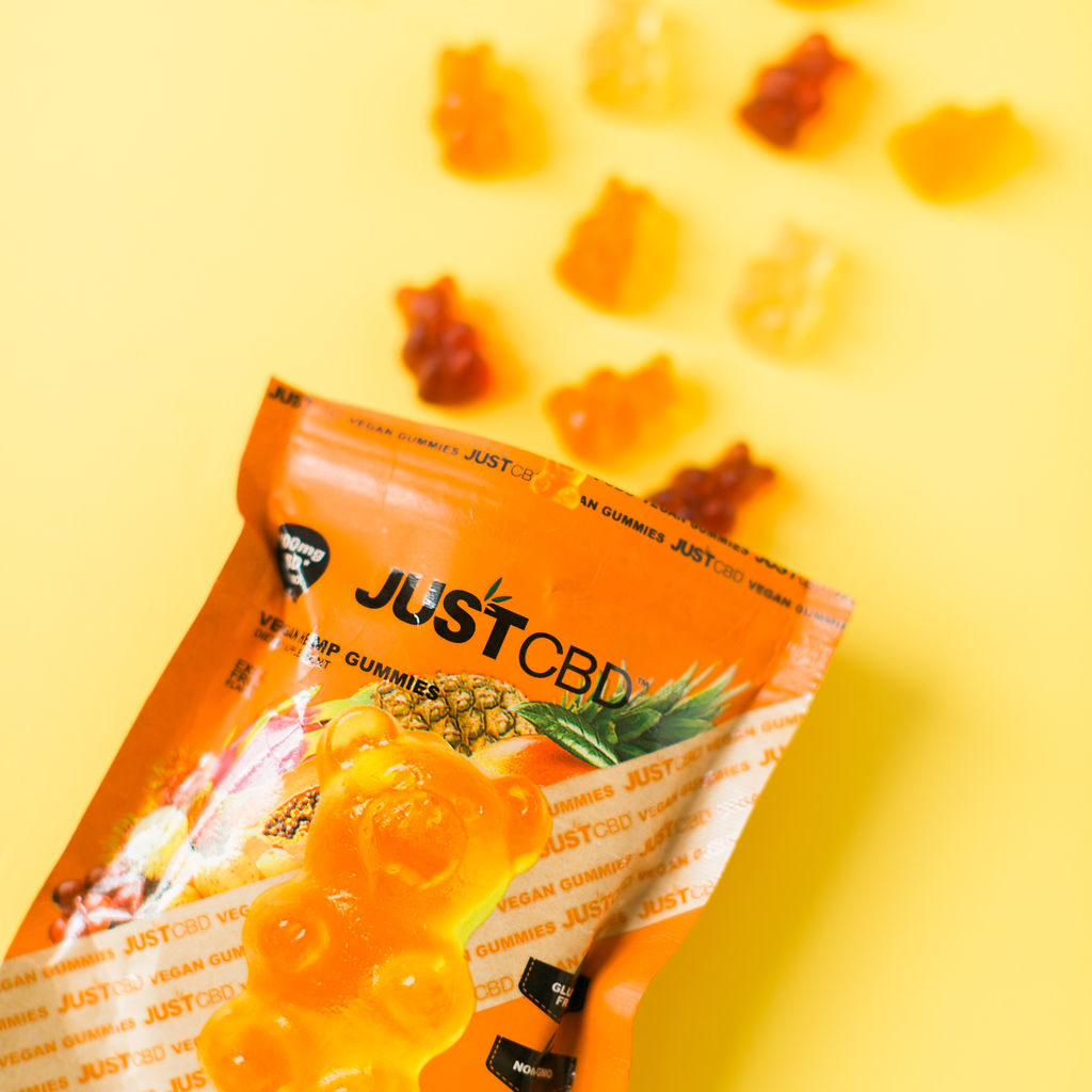 JustCBD Sells Strawberry and Champagne Vegan Gummies!